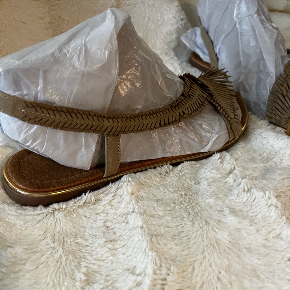 Brown Leather Sandals - Picture 2 of 4